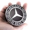 Car Sticker 4pcs 75mm 65mm A1674015900 New Black 6 Pin For Mercedes Benz Car Wheel Hub Center Caps Rims Cover Emblem Badge Logo 