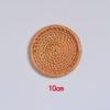 Natural Rattan Woven Heat Insulation Mat Teapot Coaster Holder Coffee Placemat Table Mat Bowl Mat Plate Mat Hot Dishes Mats
