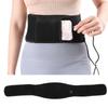 Electric Heated Waist Support USB Adjustable Hook And Loop Heating Waist Support Pad Black