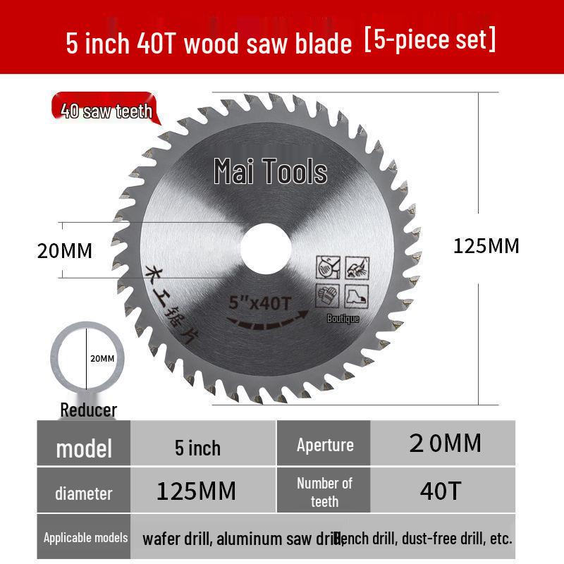 High Hardness Aluminum-Wood Dual-Purpose Saw Blade with Sharp Alloy Teeth for Woodworking and Ecological Boards