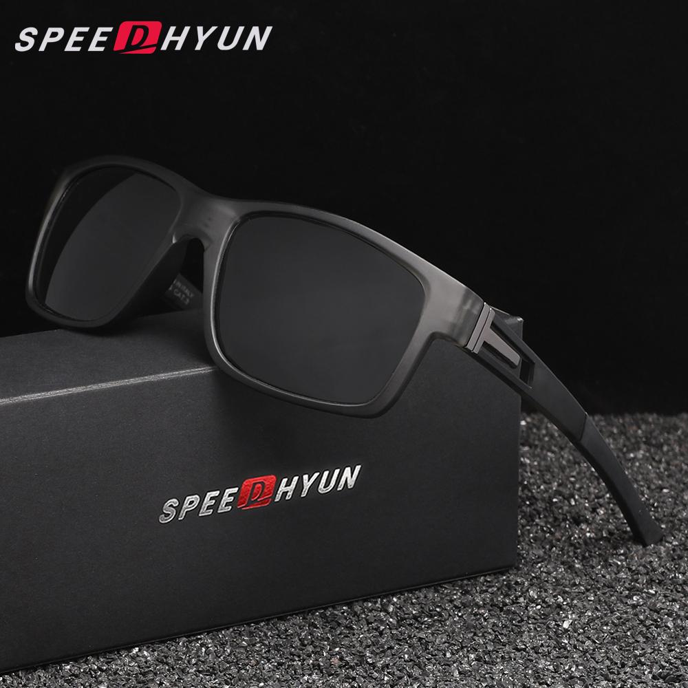 SPEEDHYUN поляризованные солнцезащитные очки-авиаторы легкая оправа для вождения