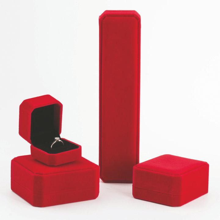 Flannel Jewelry Storage Box for Rings, Bracelets, Earrings, Necklaces, and Pendants