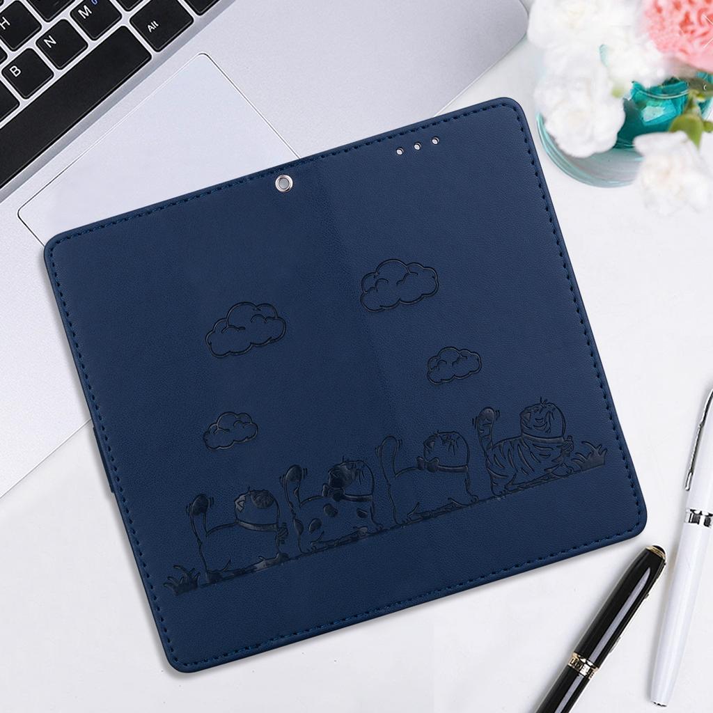 Cute Cat RFID BLOCKING Leather Case for Nokia XR21/G42/C12/C22/C32/G22/C31/X30/G60 Kickstand Wallet Card Slots Cover for Nokia C21 G11 Plus G300 G11