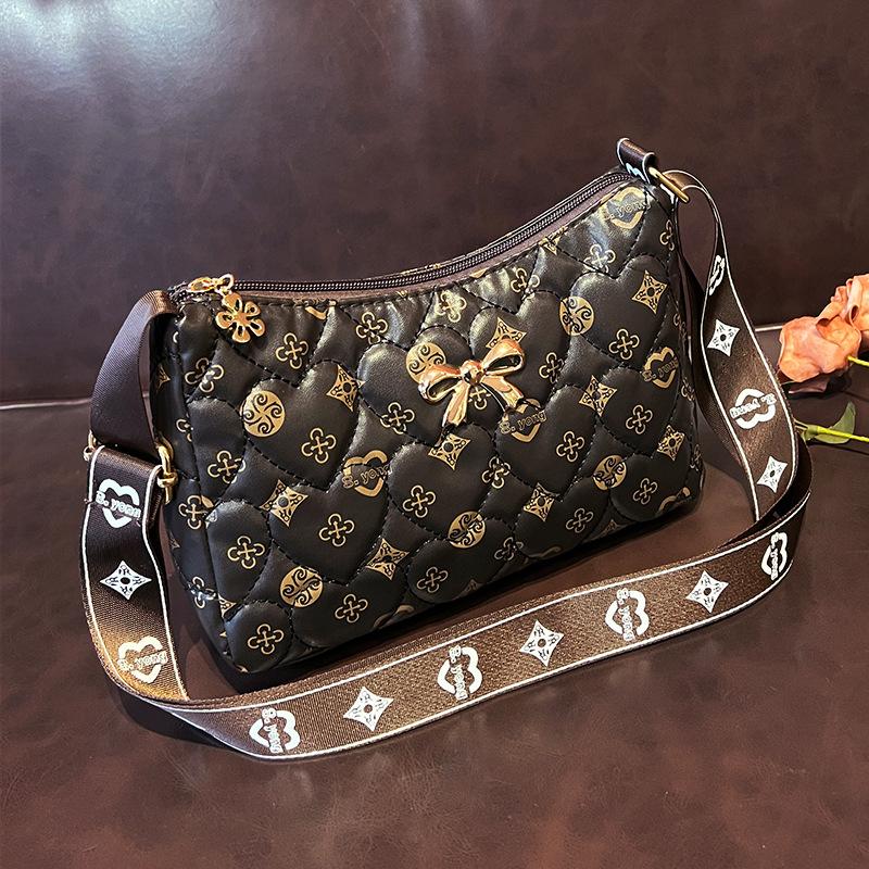 Сумка подмышку высокого класса Летний новый стиль Женская сумка Ls Принт Паутина Плечевая сумка