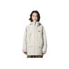 Li Ning Fitness Series Solid Color Logo Casual Loose Sports Hooded Jacket Women Jackets Off-White AFDS014-6