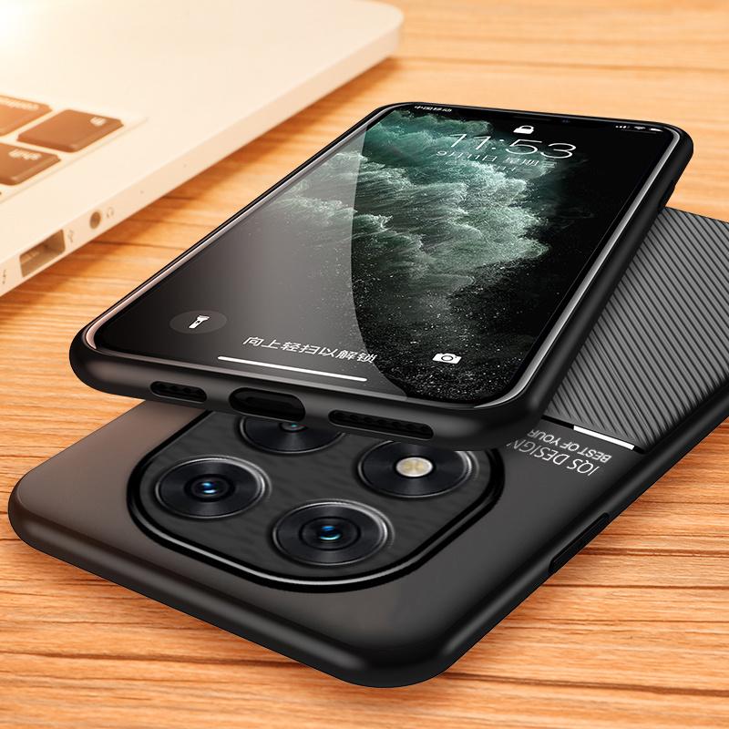 Мягкий чехол-рамка для Xiaomi Redmi Note 14 Pro 14Pro + 5G кожаный автомобильный магнитный держатель Coque для Redmy Note14Pro Plus Funda