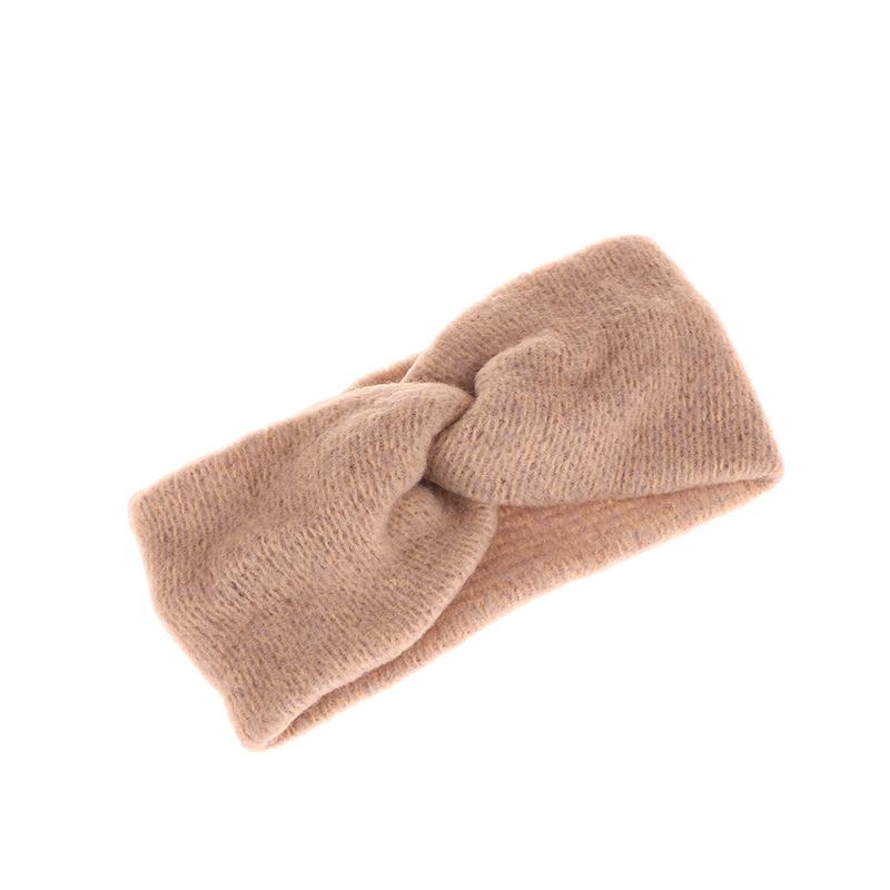 Повязки на голову крест-накрест, вязаные, широкие, теплые, скрученные, эластичные, зимние, утепленные, мягкие, эластичные, тюрбаны для женщин и девочек
