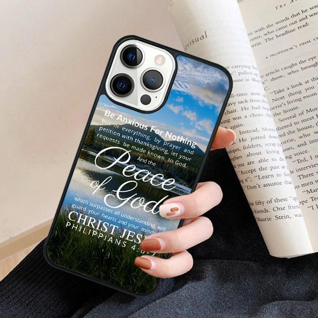 Библия Филиппийцам Иисус Христос Чехол для телефона Для iPhone 17 Air 16 15 14 plus 12 13 pro max coque Fundas