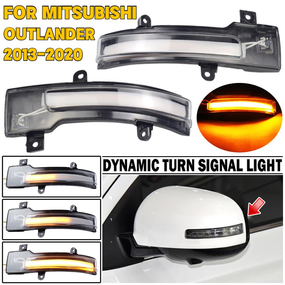 8351A135 8351A136 для Mitsubishi Outlander ASX 2013-2020 Lancer 2016 светодиодный динамический указатель поворота, мигающий индикатор бокового зеркала