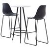 VidaXL 3-Piece Bar Set Table and Pub Chairs Counter Furniture Bistro Furniture Garden Kitchen Restaurant 279760