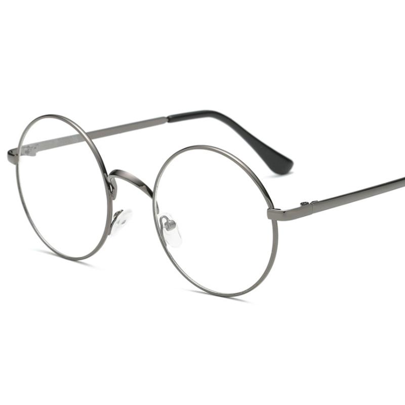 Metal Hyperopia Diopter SPH +0.5 +1 +1.5 +2 +2.5 +3 +3.5 +4 +4.5 +5 +6 Round Frame 1.56 index Green Coated Lens Reading Glasses