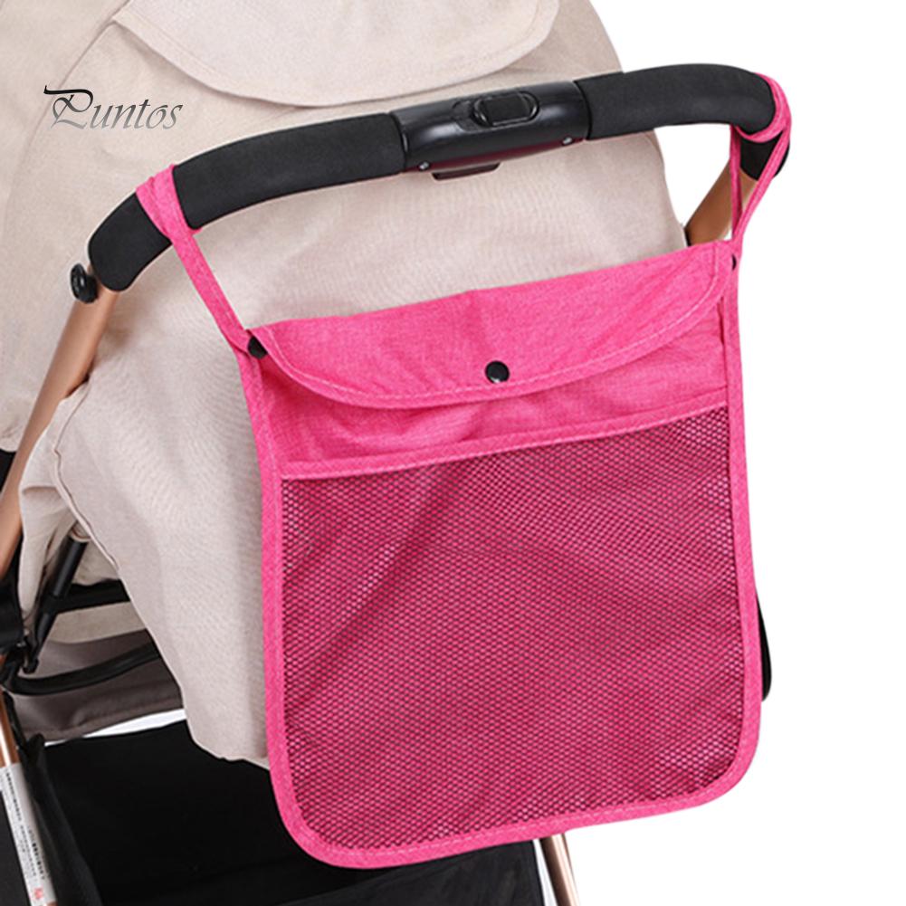 All for BB Baby Stroller Pram Pushchair Mesh Hanging Bag Diaper Bottle Storage Organizer