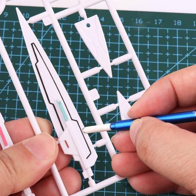 Профессиональные металлические палочки для очистки моделей, подходящие для точной детализации и эффектов выветривания при создании, разглаживания декалей