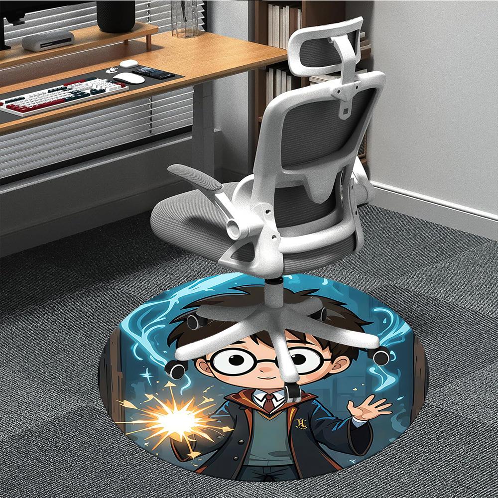 1 шт. Круглый ковер Гарри Поттер для офиса, под офисные стулья, спальни, гостиной, домашний декор a1022246