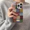 Colorful Squares for IPhone16 Simple 15PRO 13 Mobile Phone Case Apple 14promax New 17AIR