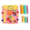 Felt Toddler Backpack with Learning Toys Educational Activity Board for Children Aged 1-3 Digital