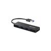 USB-хаб Buffalo, USB 3.0, Тонкий дизайн, 4 порта, Питание от шины, Легкий, Совместим с Windows, Mac, PS4, PS5, Chromebook, Идеально для удаленной работы