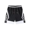 Basketball Series Color Block Lace-Up Comfortable Versatile Breathable Basketball Shorts Unisex Shorts Black 172421314-2