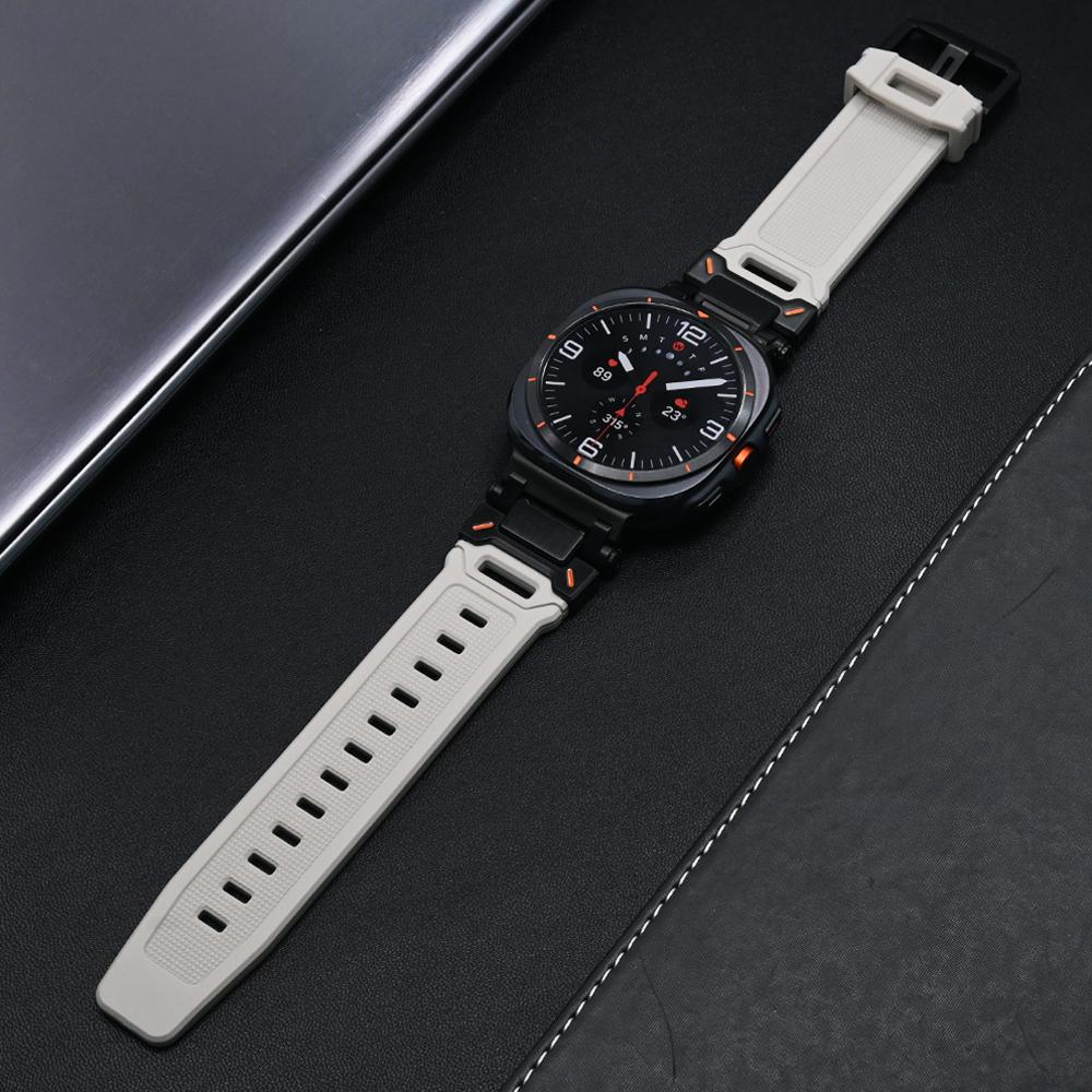 Rubber Strap for Samsung Galaxy 8 44mm 40mm 8 Classic 46mm Luxury Sports Band for Galaxy Ultra 2025 2024 Watchband Bracelet