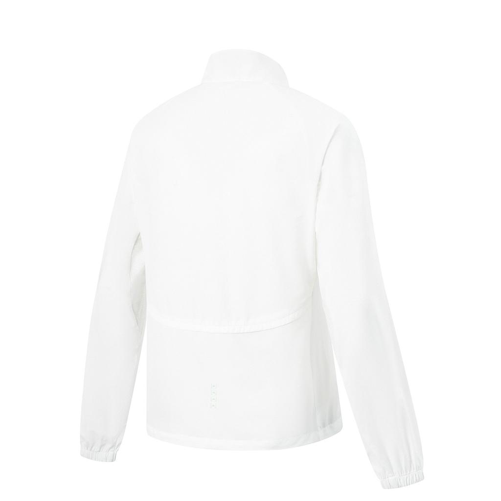 Куртка с длинным рукавом на молнии из серии для бега Li Ning с защитой от УФ-лучей Женские куртки Стандартный-Белый AJDU228-3