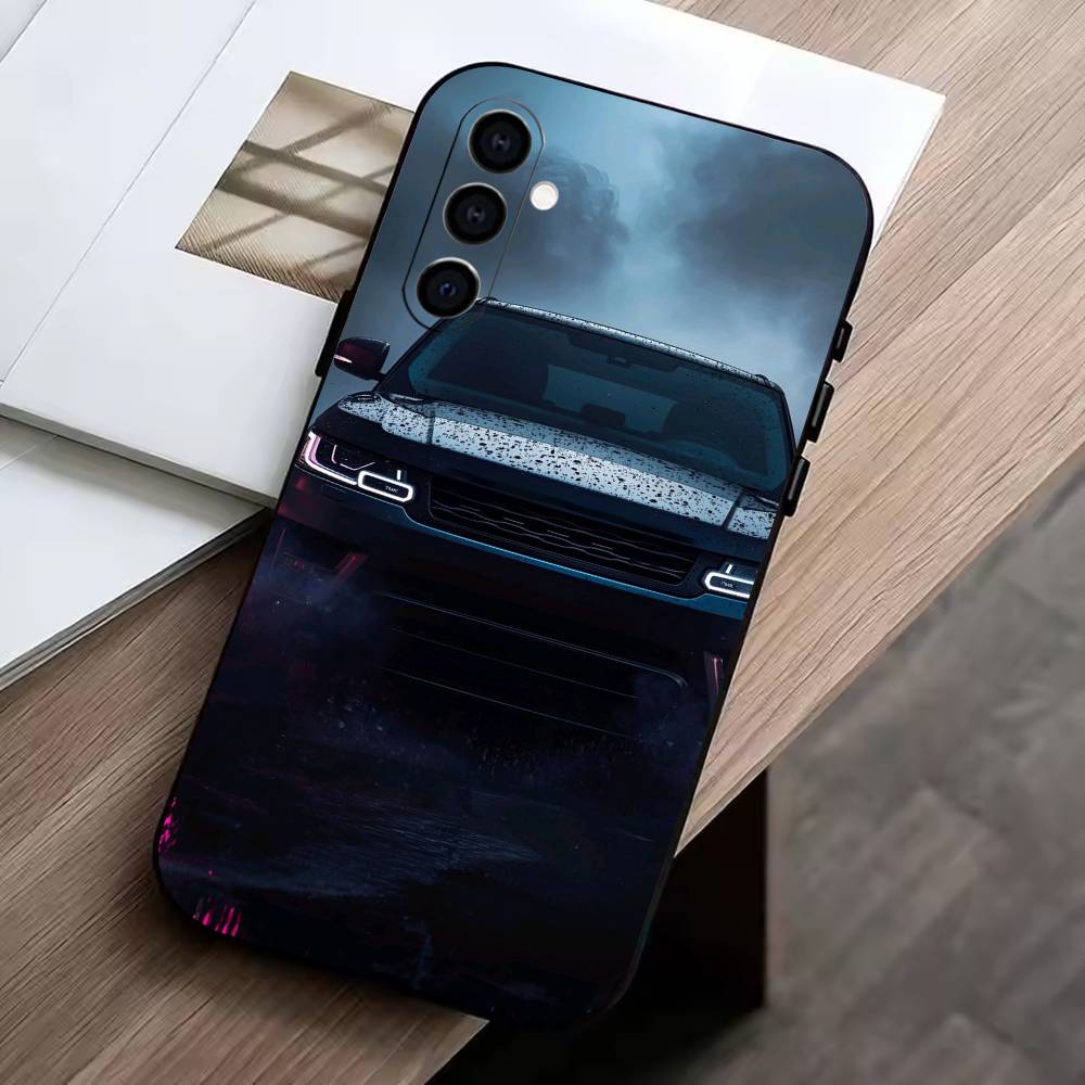 Range R- Roveres Sport Car  Phone Case For Samsung Galaxy A73,A72,A71,A70,A53,A52,A51,Soft Silicone Black Cover