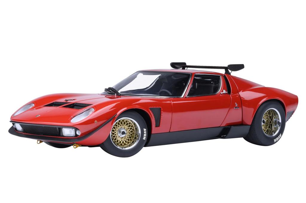 AUTOart 118 Lamborghini Miura SVR Jota (Red) Finished Product 79171