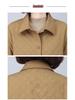 Women's Mid-Length Quilted Trench Coat - 2025 Spring/Autumn Stylish Cotton-Padded Jacket