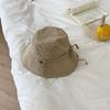 Visor Cap Bow Bucket Hat Solid Color Summer Sun Hat Fashion Sunscreen Fisherman Hat  Travel
