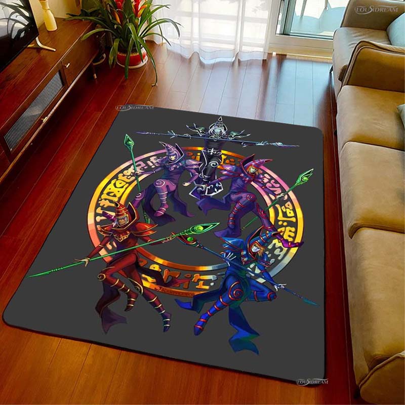 Dark Magician Carpet for Living Room Bedroom Rug Door Kitchen Kid Unslip Floor Mats Birthday gift photography props Alfombra Rug