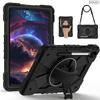 For Samsung Tab S10 FE 10.9 SM-X520 X510 S7 S8 S9 Plus 12.4 inch SM-X610 X820 Stand Strap Shockproof Tablet Case Rugged Funda