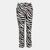 Women's Carrot Fit Zebra Print Trousers