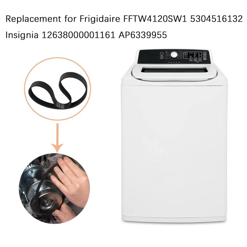 Ремень для стиральной машины 7PJE607 для Frigidaire FFTW4120SW1 5304516132 Insignia 12638000001161 AP6339955