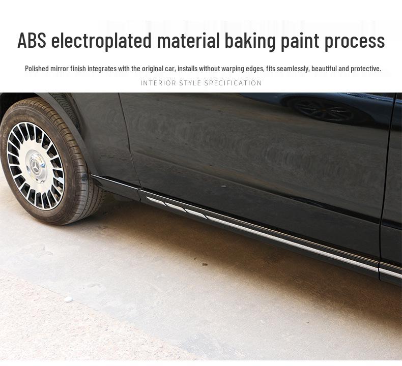 Мерседес-Бенц Виано (2016-2019) Боковые юбки V260 V250 Metris Комплект для модификации