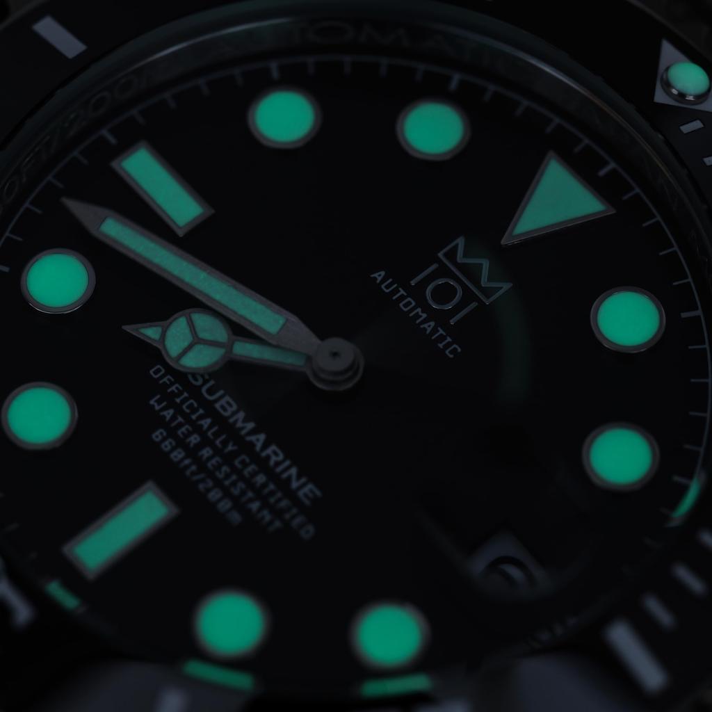 NEW Model Hyakuichi 42mm Ceramic Bezel Watch Mechanical Automatic Hand Winding Automatic Date 200m Water Resistant Reverse Rotation Prevention Ceramic