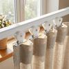 4pcs Smooth Sliding Roman Shades Hardware Easy Install Blinds Track Wheel  Daily Use