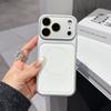 Матовая кожаная чехол-книжка с магнитной беспроводной зарядкой для iPhone 13 14 15 16 17 Pro Max, защитная крышка с большим окном для стеклянной линзы