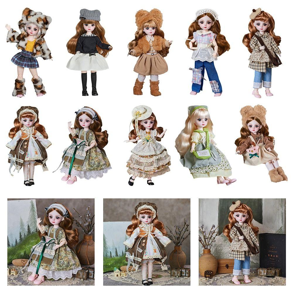 1/6 Scale Doll Lolita Skirt 30cm Size Sweater Coat Pretty Sweater Doll Outfit Set Girls Toys
