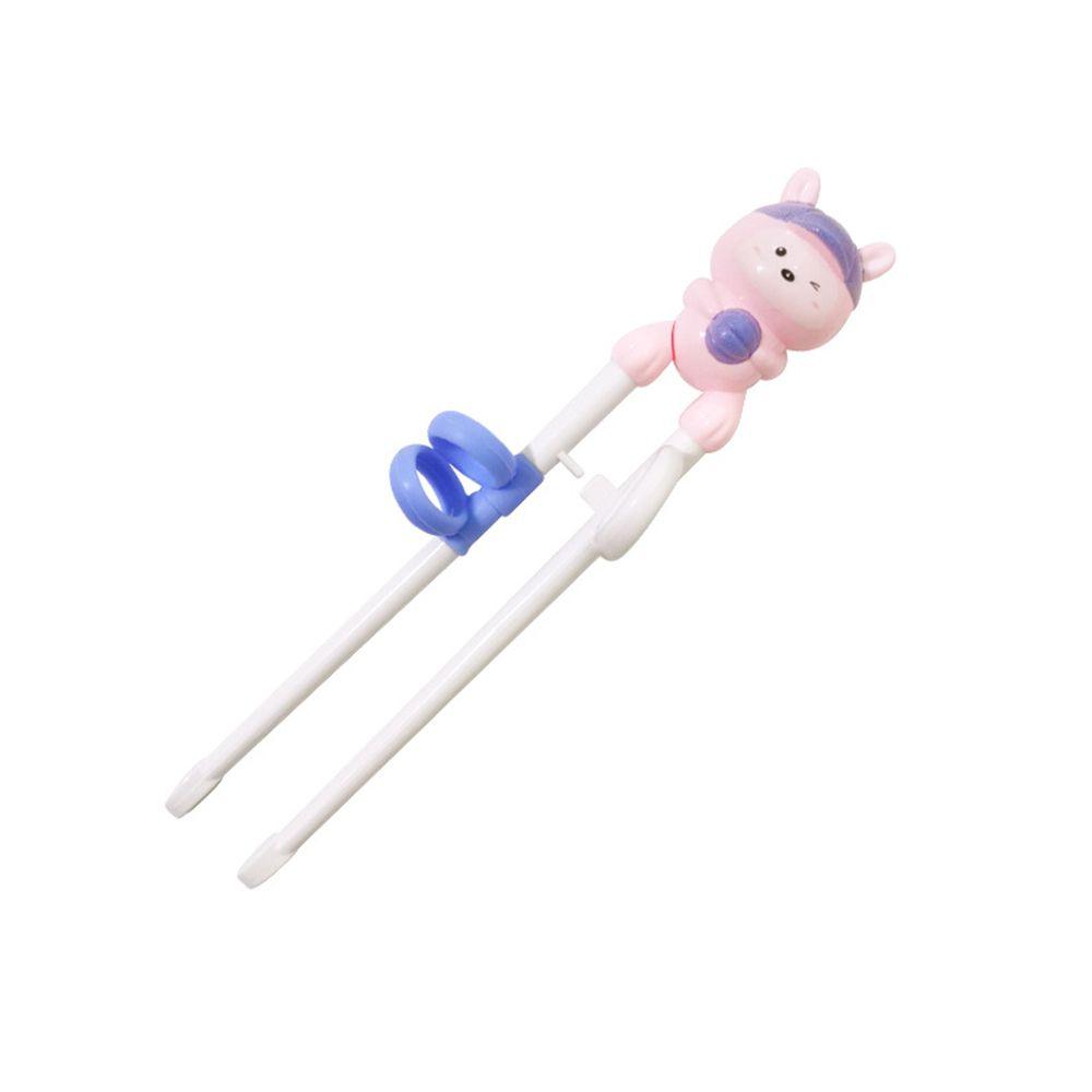 1 Pair Baby Learning Training Chopsticks Cartoon Animal Beginner Chopstick Tableware Kids Eating Training Helper Baby Tools