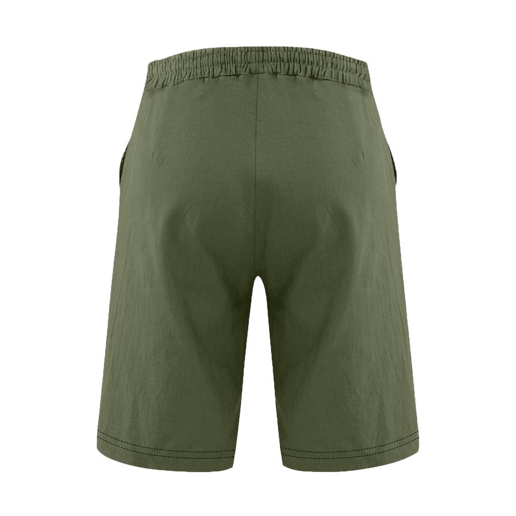 Мужские рабочие шорты с несколькими карманами, эластичный пояс, свободный хлопок, легкие повседневные рабочие шорты для отдыха на открытом воздухе