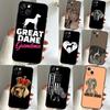 Great Dane Dog Case For Samsung Galaxy S23 S24 S25 Ultra S9 S10 S20 S21 S22 Plus S23 FE S25 FE Phone Cover