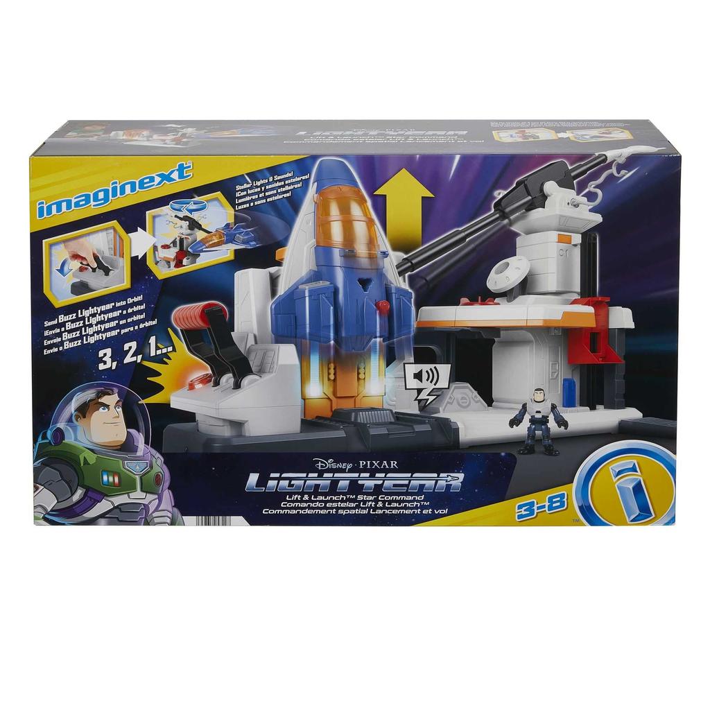 Fisher Price Imaginext Buzz Lightyear Lift Launch Star Command Years Old and HGT25 White & [3 Up]