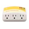 3 Outlet Power Strip Surge Protector Overload Protection   1440W Voltage Protector for Home