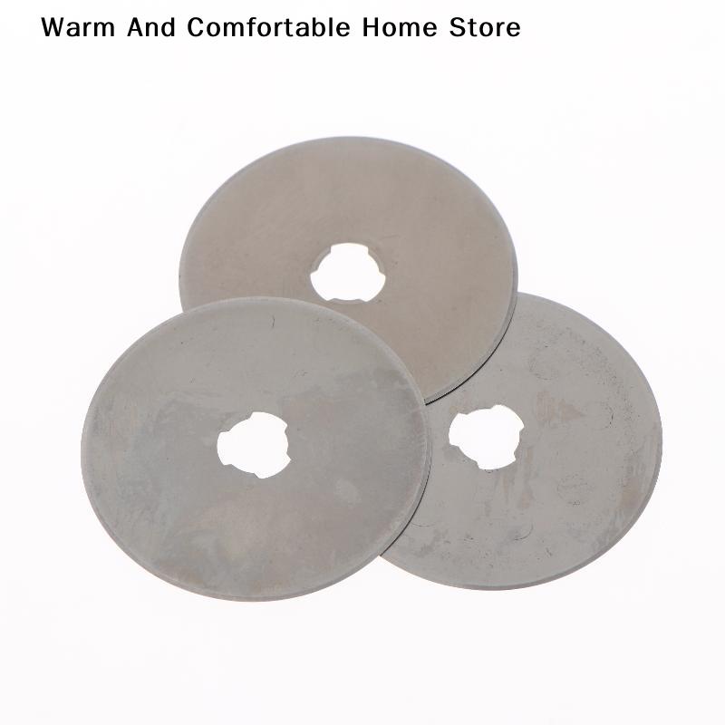 3/5/15PCS 45mm Rotary Cutter Blades Sharp And Durable Blades With Clear Scale For Quilting Sewing Crafting And Fabric Leather Cu