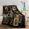 6 Sizes C-C0raline Print Blanket Warm Soft and Comfortable Home Travel Blanket Sofa Bedding Cover Blankets Gift for Friends Kids