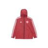 Mufc Windbreaker Hooded Jacket Men Outerwear Scarlet FR3844