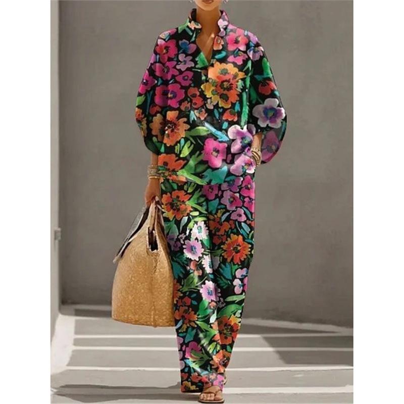 Ladies shirt set, a new 1116 fashion casual set.