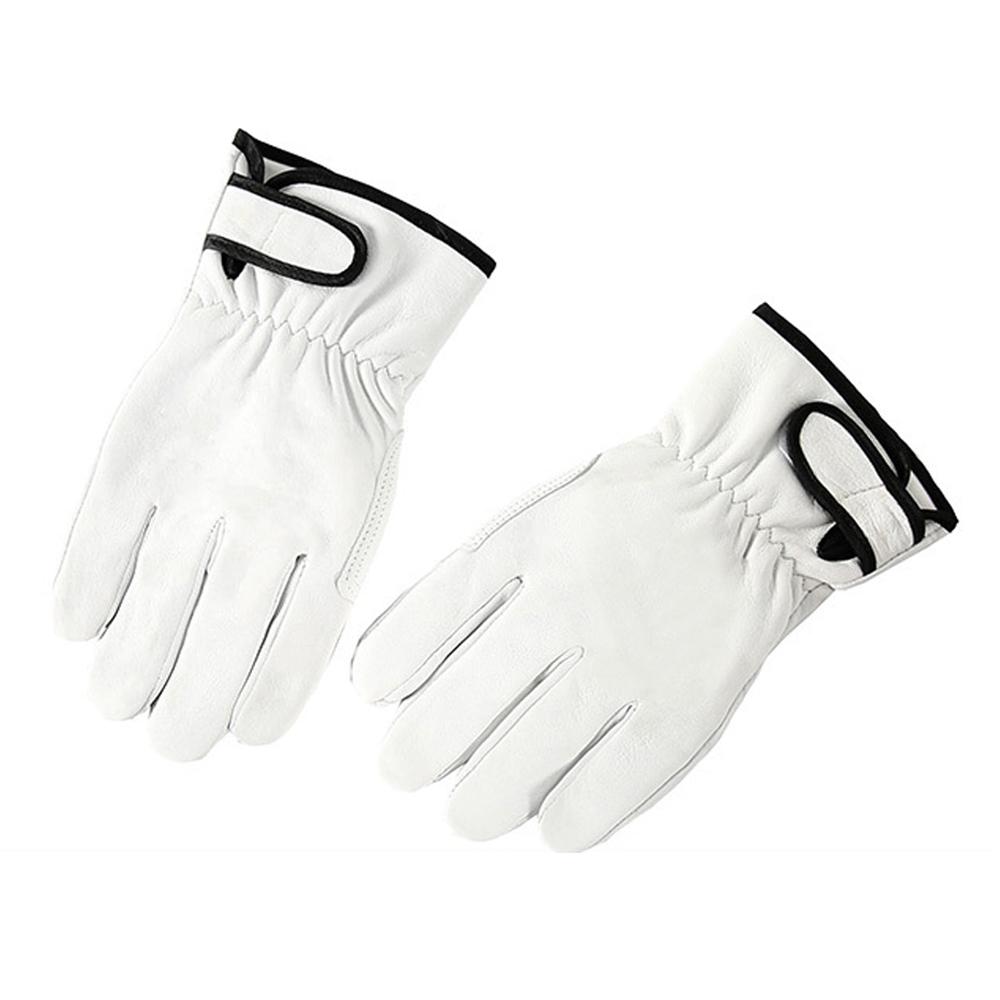 Sheepskin Leather Work Gloves Worker Labor Protection Gloves Welding Safety Protection Garden Carpentry Wear-resistant Gloves