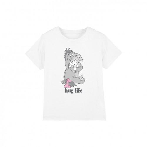 Winnie the Pooh Childrens/Kids Hug Life Eeyore Valentine`s Day T-Shirt