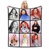 Colorful Character Portraits Blanket for all seasons blanket lunch break throw gift