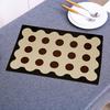 Коврик для кофемашины Абсорбирующий диатомитовый коврик для сушки Нескользящее дно Быстросохнущий коврик для посуды Защитник кухонной столешницы